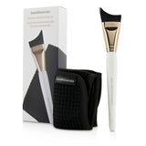 BareMinerals Mask Essentials - Smoothing Brush And Removal Cloth  2pcs
