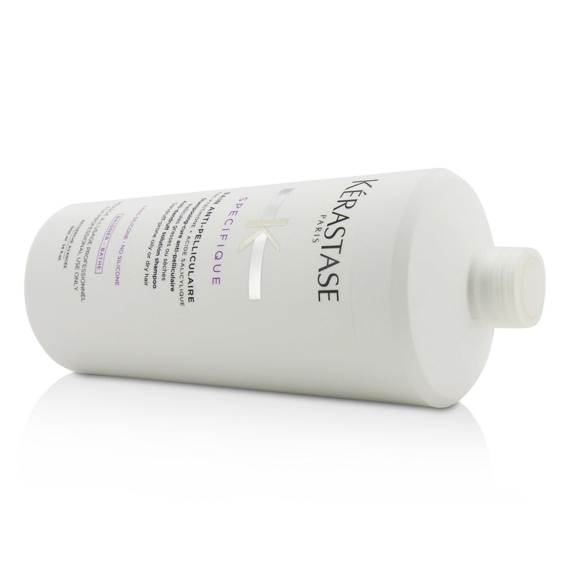 Kerastase Specifique Bain Anti-Pelliculaire Anti-Dandruff Solution Shampoo (Dandruff-Prone Oily or Dry Hair)  1000ml/34oz