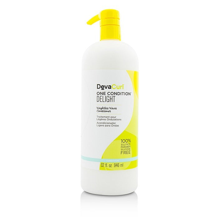 DevaCurl One Condition Delight (Weightless Waves Conditioner - For Wavy Hair) 946ml/32oz