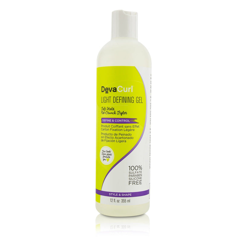 DevaCurl Light Defining Gel (Soft Hold No-Crunch Styler - Define & Control) 