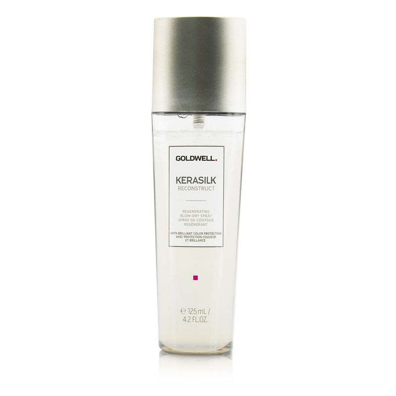 Goldwell Kerasilk Reconstruct Regenerating Blow-Dry Spray (For Stressed and Damaged Hair) 