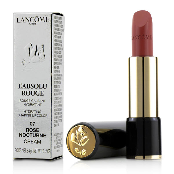 Lancome L' Absolu Rouge Hydrating Shaping Lipcolor - # 07 Rose Nocturne (Cream)  3.4g/0.12oz