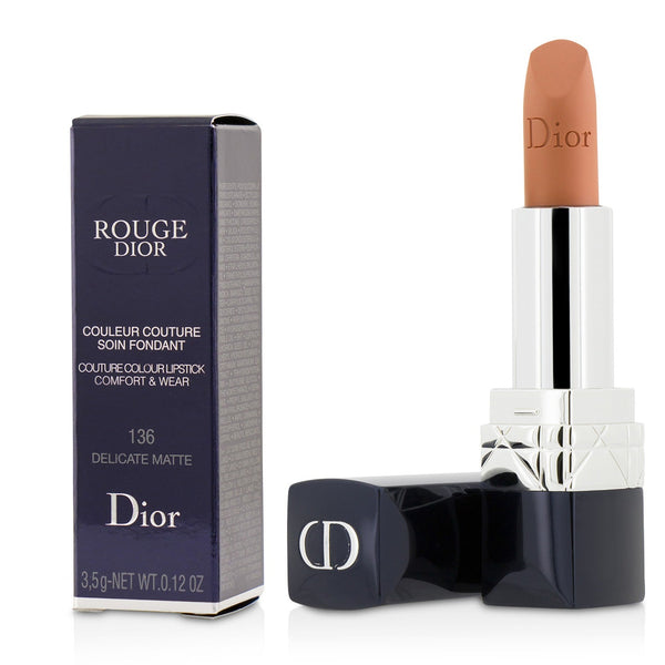 Christian Dior Rouge Dior Couture Colour Comfort & Wear Matte Lipstick - # 136 Delicate Matte  3.5g/0.12oz