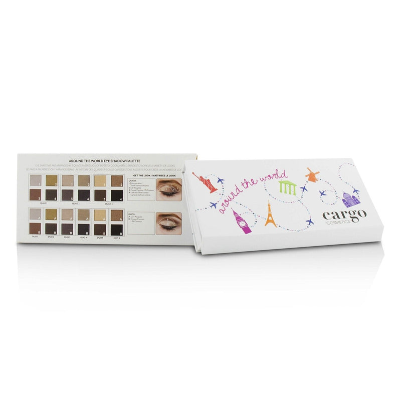 Cargo Around the World Eye Shadow Palette (12x Eye Shadow, 1x Shadow Brush)  12x0.8g/0.03oz