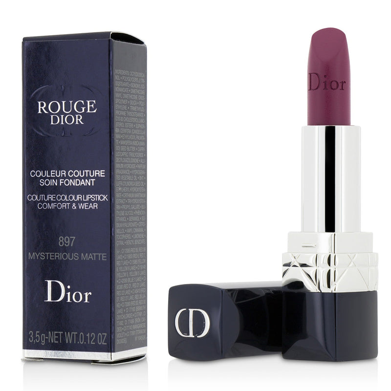 Christian Dior Rouge Dior Couture Colour Comfort & Wear Matte Lipstick - # 897 Mysterious Matte  3.5g/0.12oz