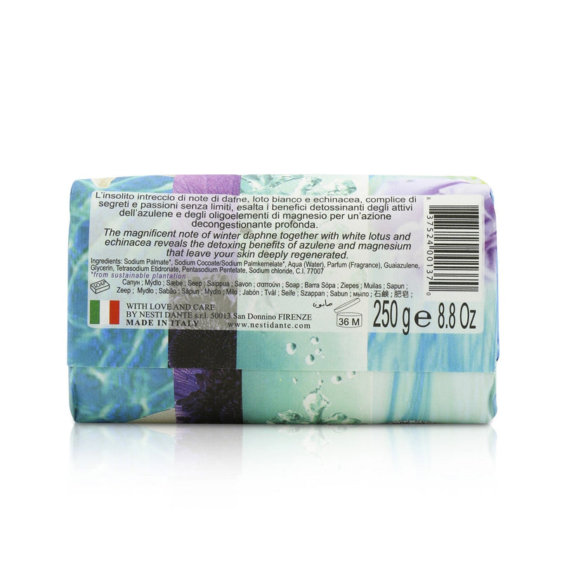 Nesti Dante Philosophia Natural Soap - Detox - Winter Daphne, White Lotus & Echinacea With Azulene & Oligoelements 