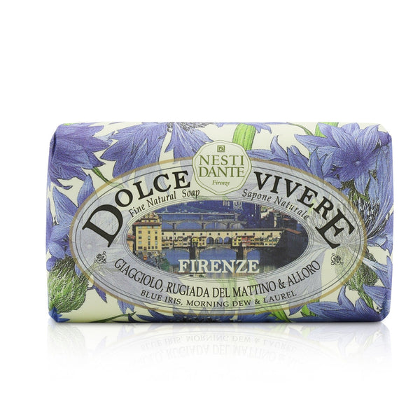 Nesti Dante Dolce Vivere Fine Natural Soap - Firenze - Blue Iris, Morning Dew & Laurel  250g/8.8oz