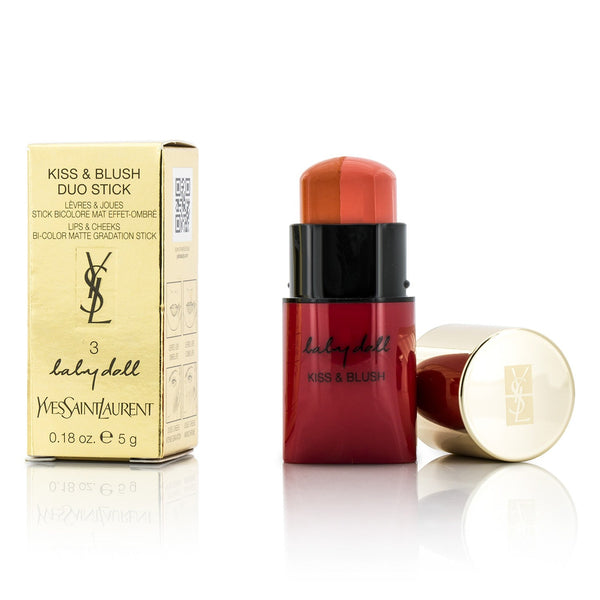 Yves Saint Laurent Baby Doll Kiss & Blush Duo Stick - # 3 From Cute to Devilish 
