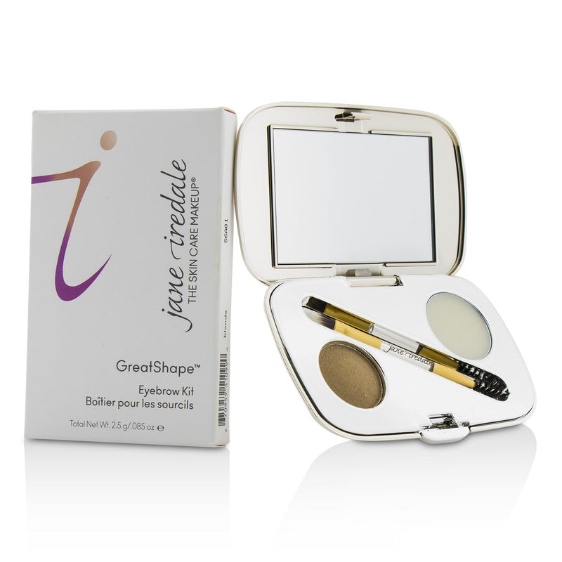 Jane Iredale GreatShape Eyebrow Kit (1x Brow Powder, 1x Brow Wax, 1x Applicator) - Blonde  2.5g/0.85oz