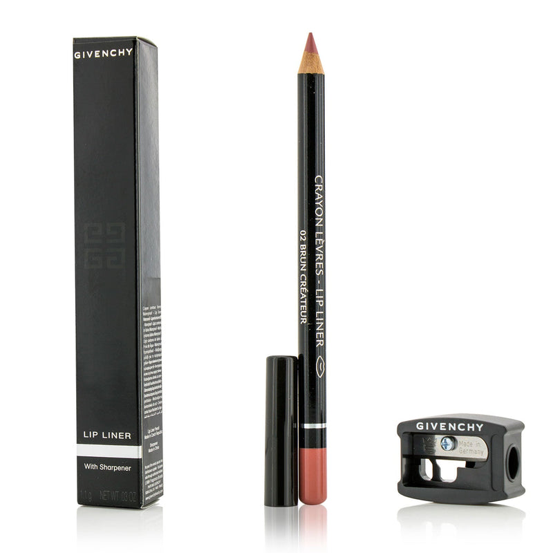 Givenchy Lip Liner (With Sharpener) - # 02 Brun Createur 