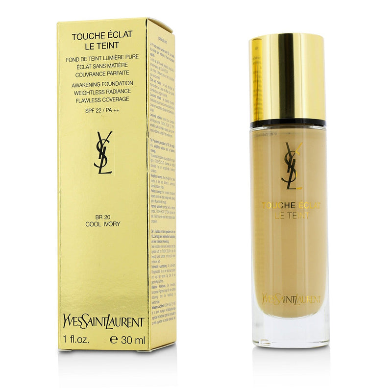 Yves Saint Laurent Touche Eclat Le Teint Awakening Foundation SPF22 - #BR20 Cool Ivory 