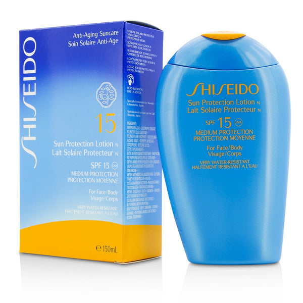 Shiseido Sun Protection Lotion N SPF 15 (For Face & Body) 