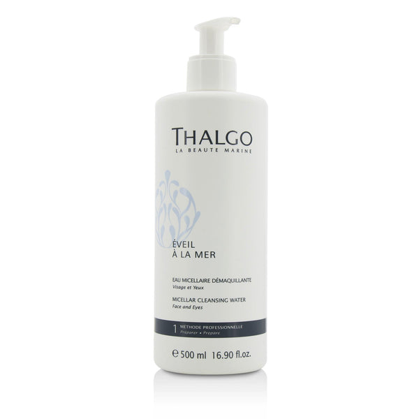 Thalgo Eveil A La Mer Micellar Cleansing Water (Face & Eyes) - For All Skin Types, Even Sensitive Skin (Salon Size) 