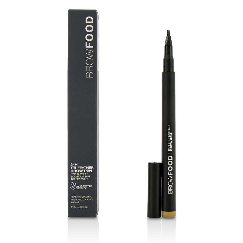 LashFood BrowFood 24H Tri Feather Brow Pen - Dark Blonde 