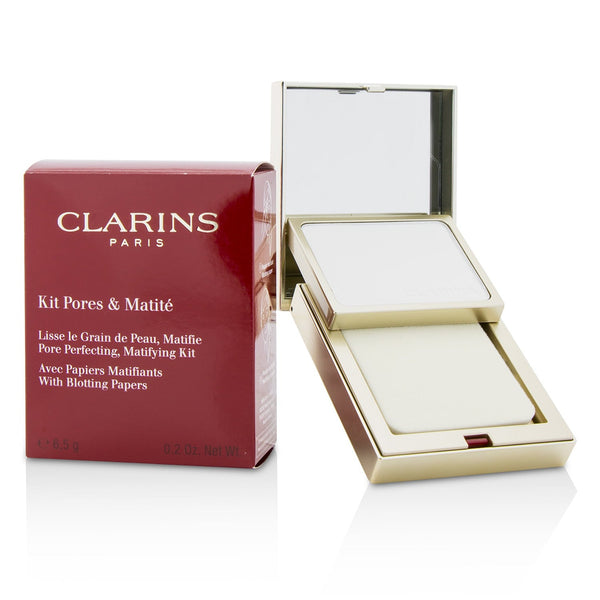 Clarins Pore Perfecting Matifying Kit with Blotting Papers 