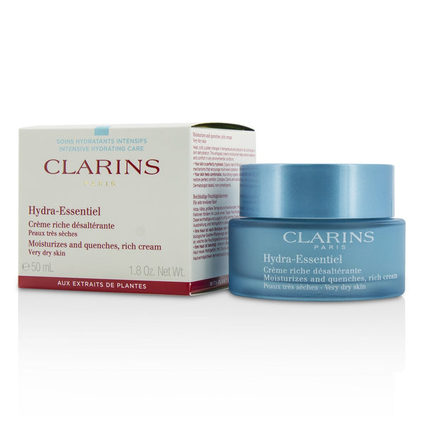 Clarins Hydra-Essentiel Moisturizes & Quenches Rich Cream - Very Dry Skin 