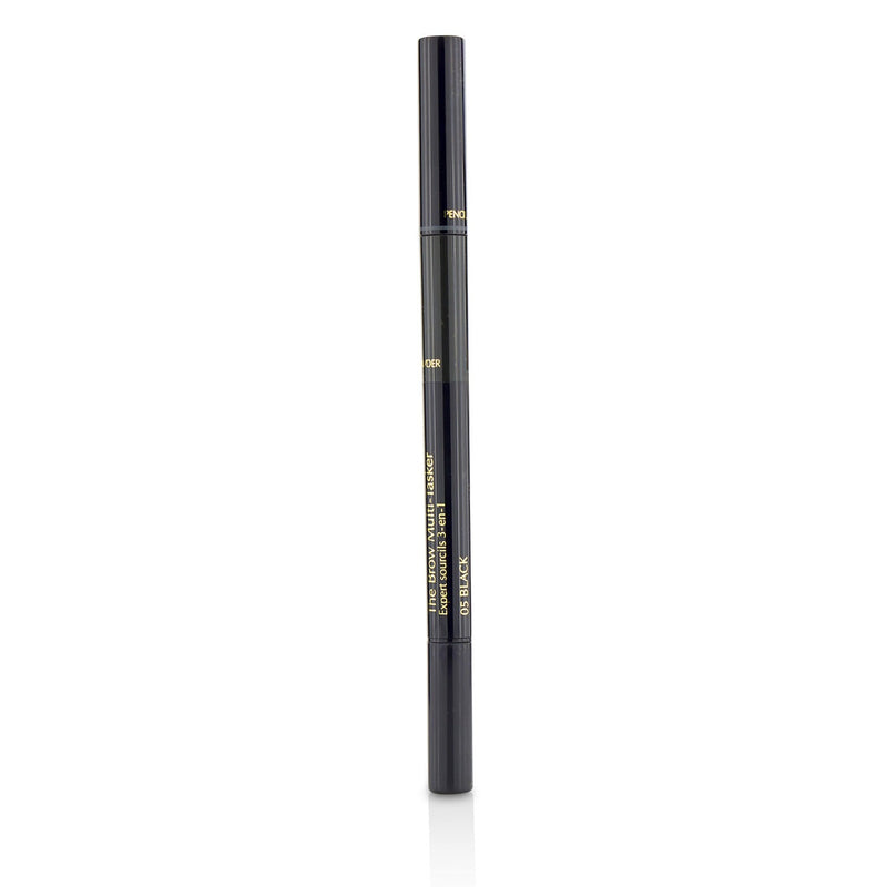 Estee Lauder The Brow MultiTasker 3 in 1 (Brow Pencil, Powder and Brush) - # 05 Black  0.45g/0.018oz