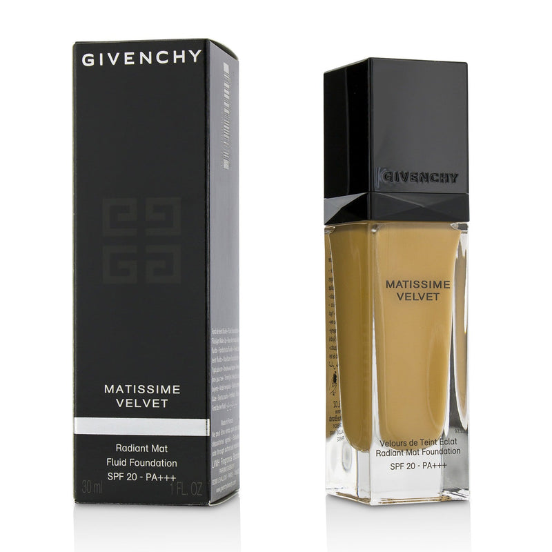 Givenchy Matissime Velvet Radiant Mat Fluid Foundation SPF 20 - #07 Mat Ginger  30ml/1oz