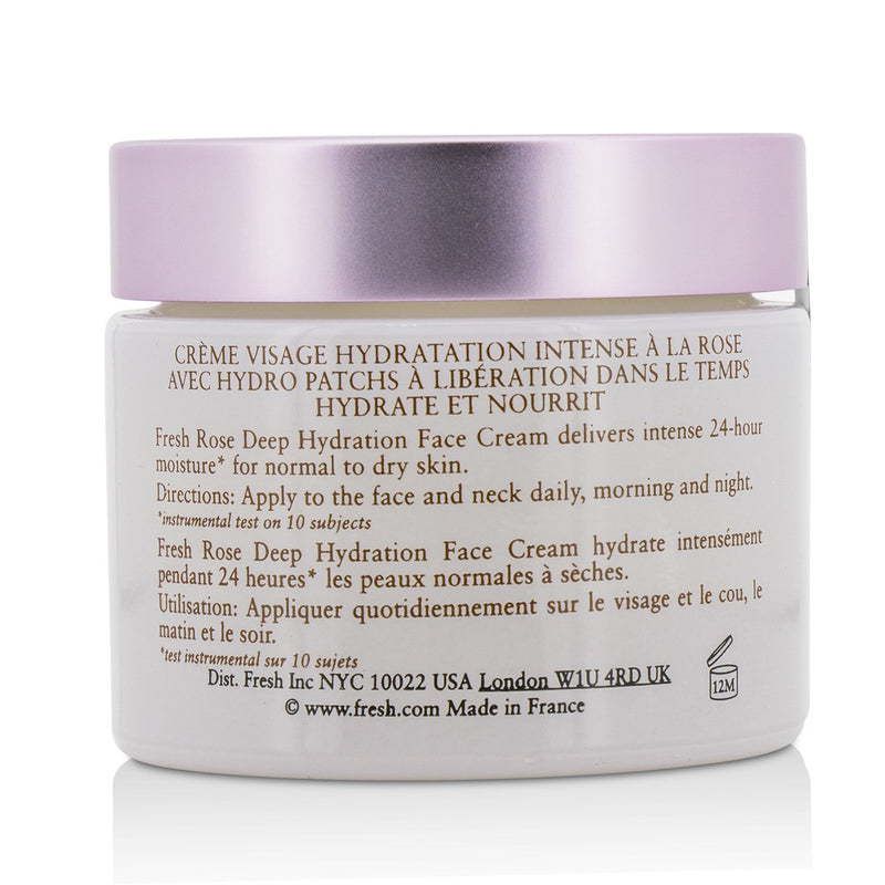 Fresh Rose Deep Hydration Face Cream - Normal to Dry Skin Types 