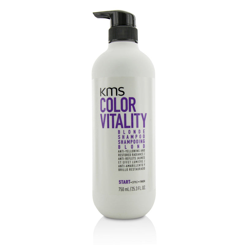 KMS California Color Vitality Blonde Shampoo (Anti-Yellowing and Restored Radiance) 