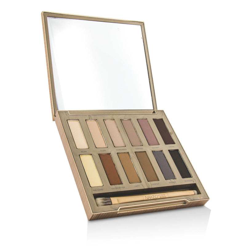 Urban Decay Naked Ultimate Basics Eyeshadow Palette: 12x Eyeshadow, 1x Doubled Ended Blending and Smudger Brush 