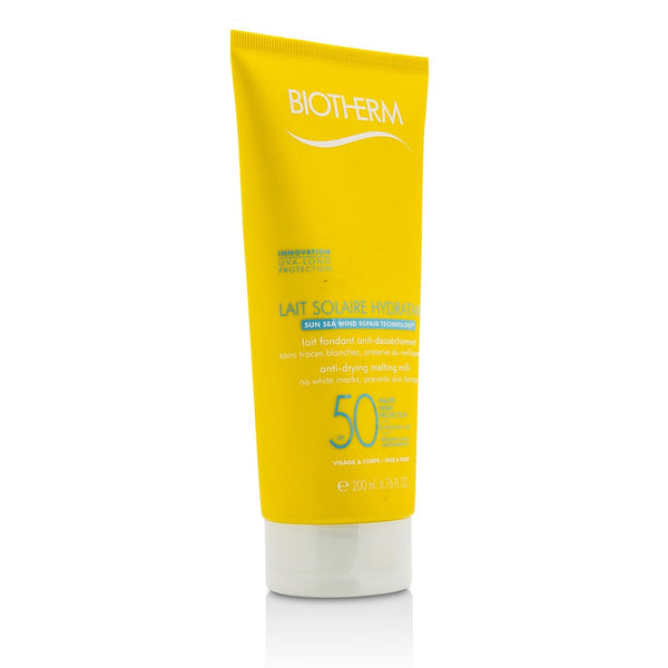 Biotherm Lait Solaire Hydratant Anti-Drying Melting Milk SPF 50 - For Face & Body  200ml/6.76oz