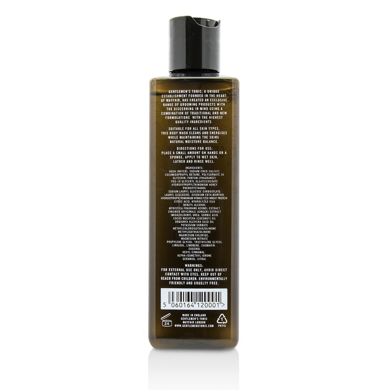 Gentlemen's Tonic Gentle Body Wash - Babassu & Bergamot 