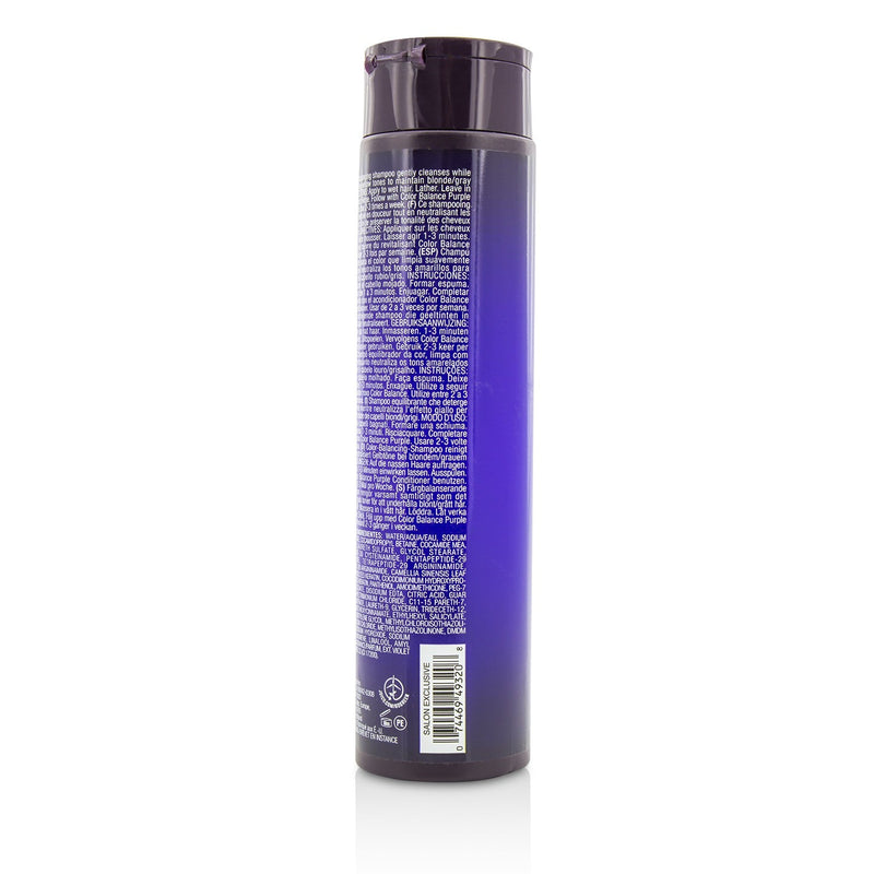 Joico Color Balance Purple Shampoo (Eliminates Brassy/Yellow Tones on Blonde/Gray Hair) 