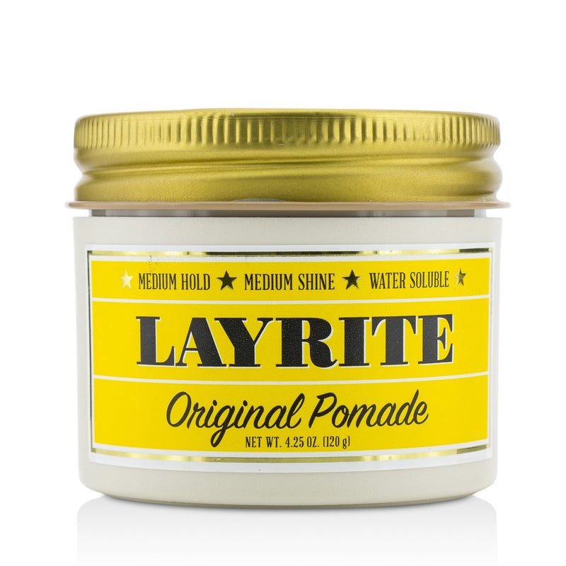 Layrite Original Pomade (Medium Hold, Medium Shine, Water Soluble) 