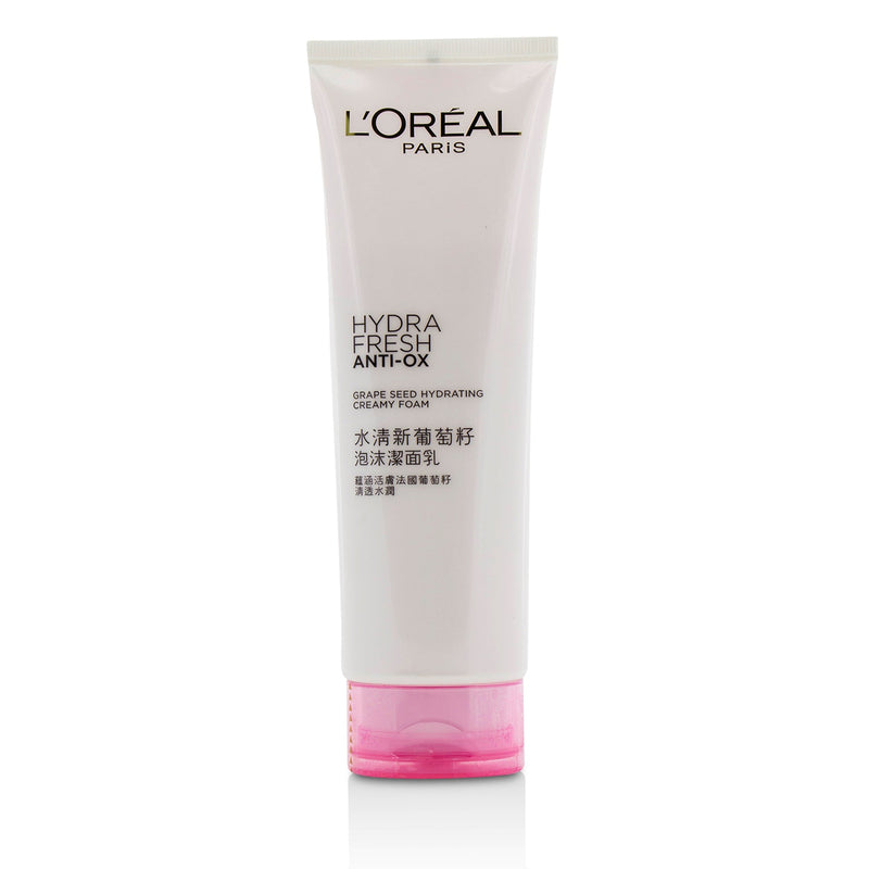 L'Oreal Hydrafresh Anti-Ox Grape Seed Hydrating Creamy Foam 