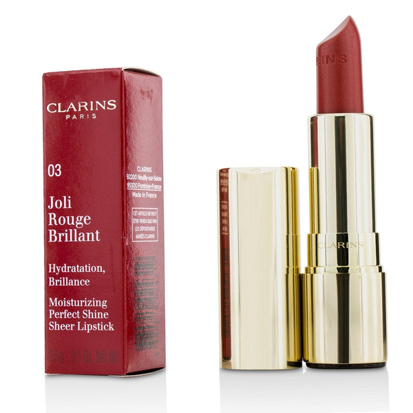 Clarins Joli Rouge Brillant (Moisturizing Perfect Shine Sheer Lipstick) - # 03 Guava  3.5g/0.1oz