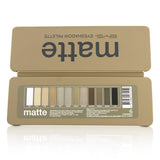 BYS Eyeshadow Palette (12x Eyeshadow, 2x Applicator) - Matte 