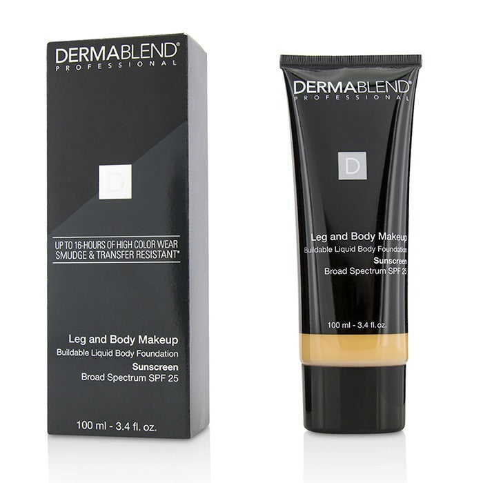 Dermablend Leg and Body Make Up Buildable Liquid Body Foundation Sunscreen Broad Spectrum SPF 25 - #Light Sand 25W 100ml/3.4oz