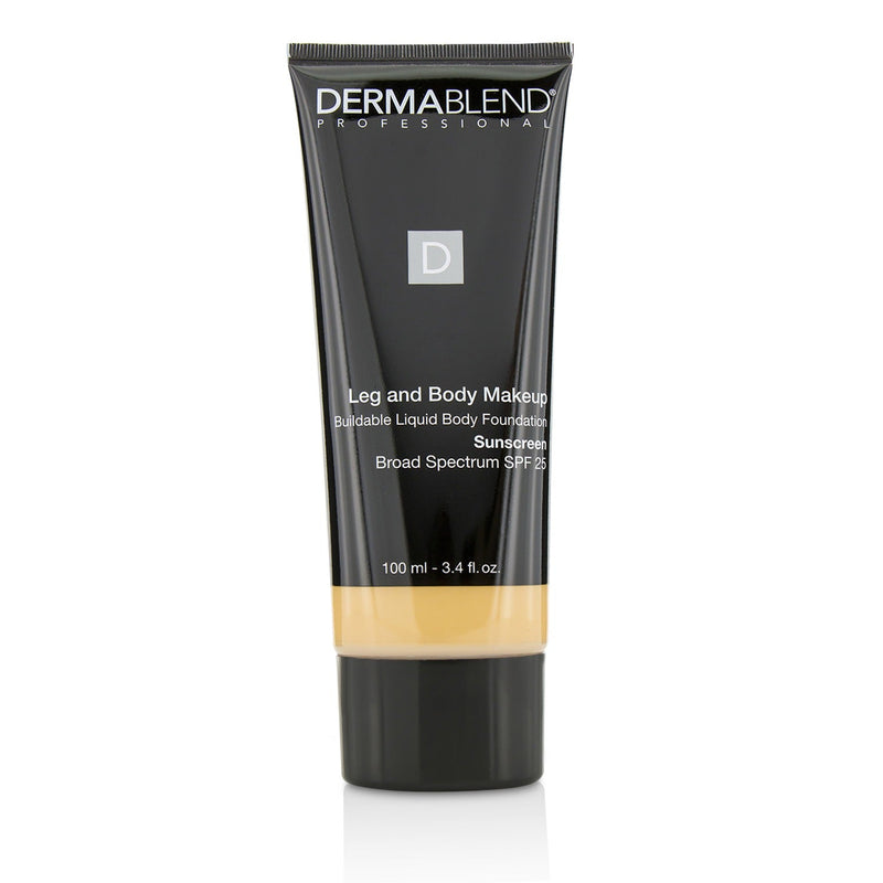 Dermablend Leg and Body Make Up Buildable Liquid Body Foundation Sunscreen Broad Spectrum SPF 25 - #Light Natural 20N  100ml/3.4oz