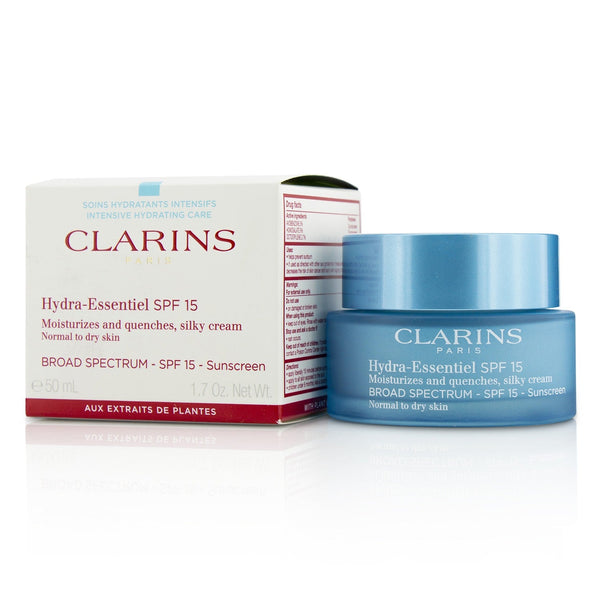 Clarins Hydra-Essentiel Moisturizes & Quenches Silky Cream SPF 15 - Normal to Dry Skin 