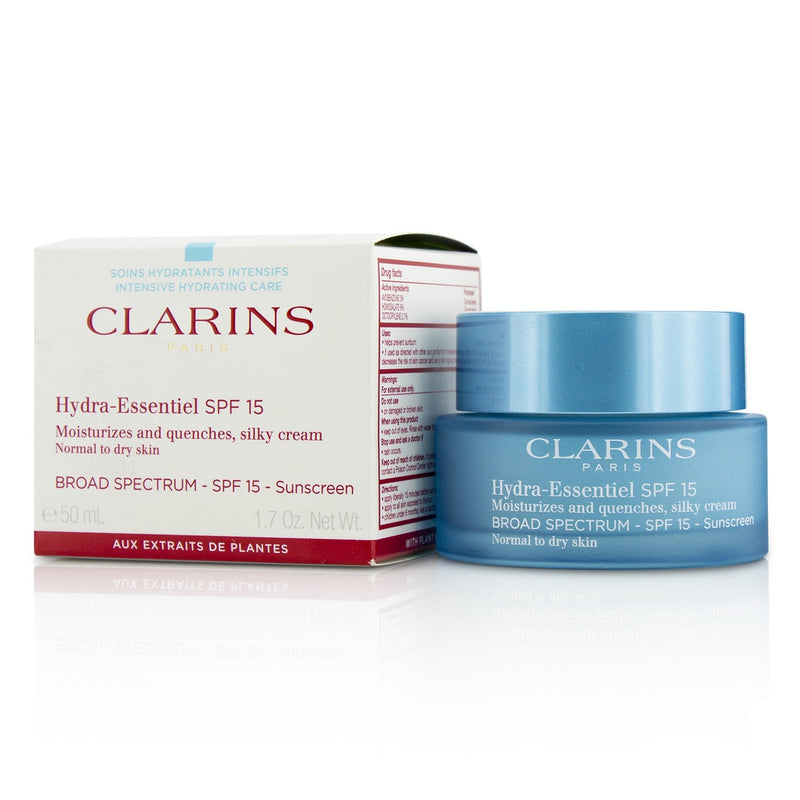 Clarins Hydra-Essentiel Moisturizes & Quenches Silky Cream SPF 15 - Normal to Dry Skin 