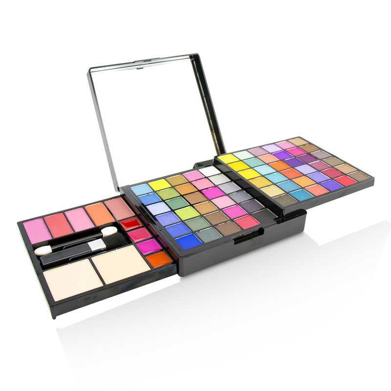 Cameleon MakeUp Kit Deluxe G2363 (66x Eyeshadow, 5x Blusher, 2x Pressed Powder, 4x Lipgloss, 3x Applicator)