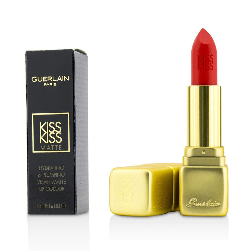 Guerlain KissKiss Matte Hydrating Matte Lip Colour - # M347 Zesty Orange  3.5g/0.12oz