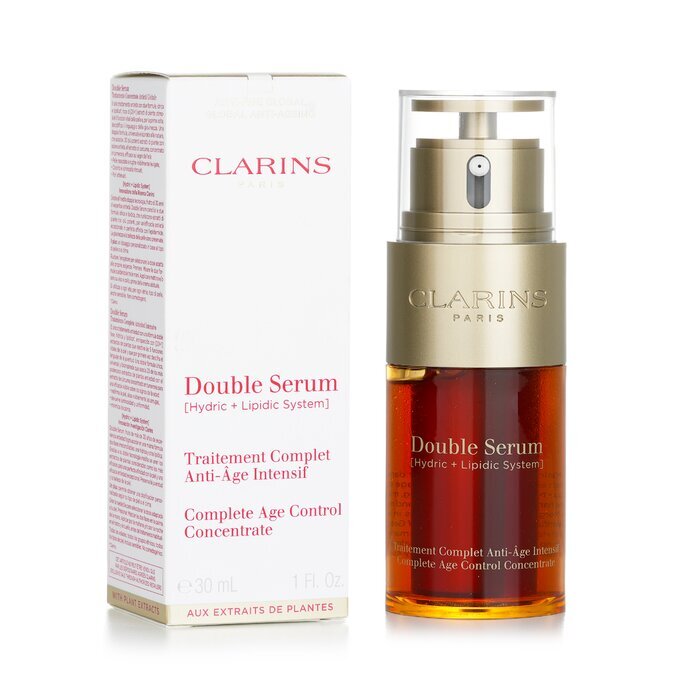 Clarins Double Serum (Hydric + Lipidic System) Complete Age Control Concentrate 30ml/1oz