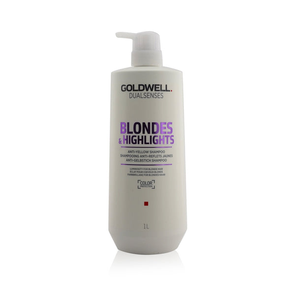 Goldwell Dual Senses Blondes & Highlights Anti-Yellow Shampoo (Luminosity For Blonde Hair) 