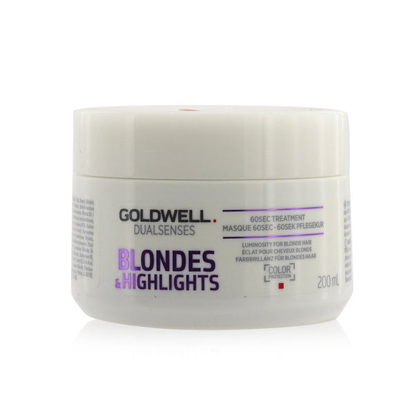 Goldwell Dual Senses Blondes & Highlights 60SEC Treatment (Luminosity For Blonde Hair) 