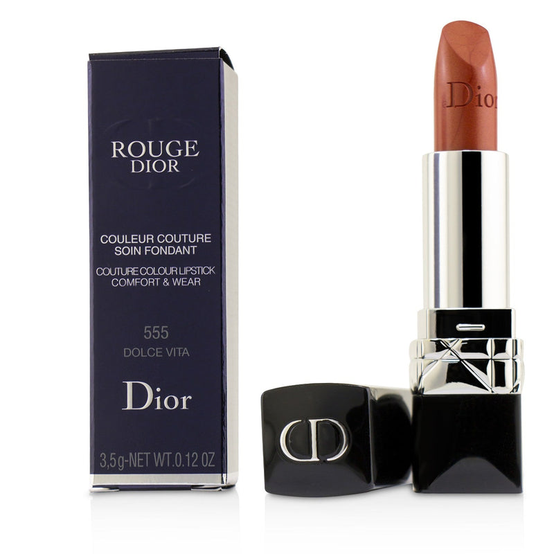 Christian Dior Rouge Dior Couture Colour Comfort & Wear Lipstick - # 555 Dolce Vita  F002783555 