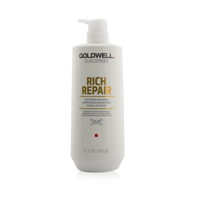 Goldwell Dual Senses Rich Repair Restoring Shampoo (Regeneration For Damaged Hair) 