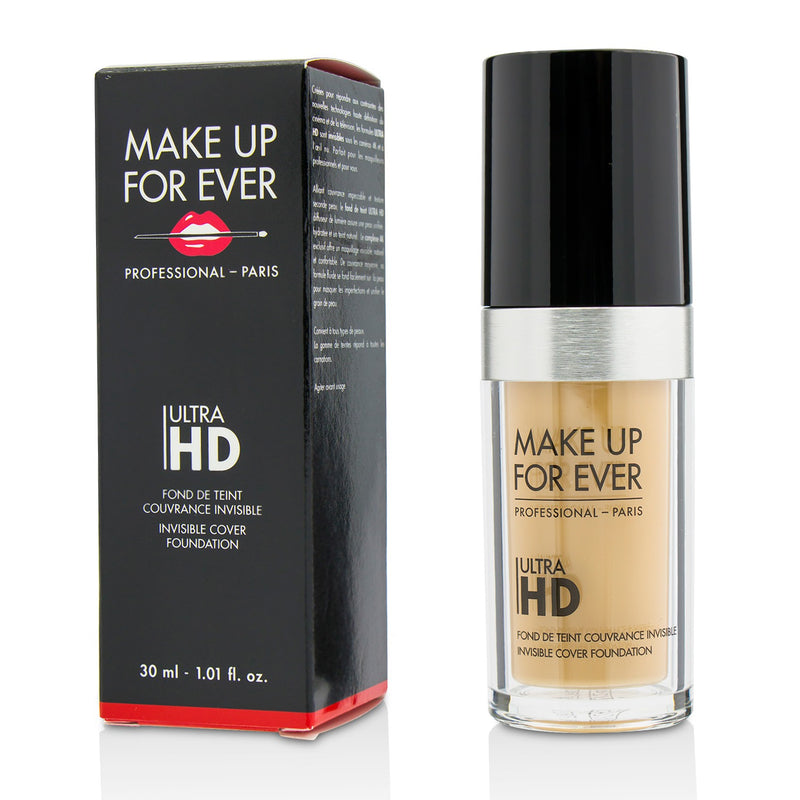 Make Up For Ever Ultra HD Invisible Cover Foundation - # Y385 (Olive Beige)  30ml/1.01oz