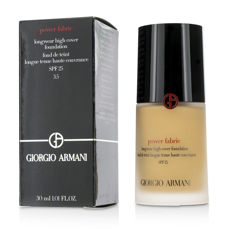 Giorgio Armani Power Fabric Longwear High Cover Foundation SPF 25 - # 3.5 (Fair, Neutral) 