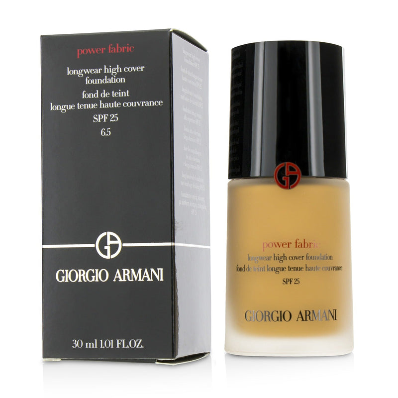 Giorgio Armani Power Fabric Longwear High Cover Foundation SPF 25 - # 6.5 (Medium Tan, Neutral) 