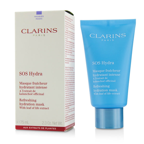 Clarins SOS Hydra Refreshing Hydration Mask with Leaf Of Life Extract - For Dehydrated Skin 