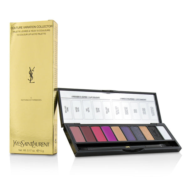 Yves Saint Laurent Couture Variation Collector 10 Colour Lip & Eye Palette - # 5 Nothing Is Forbidden 