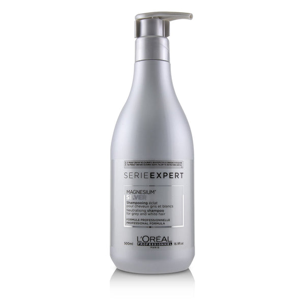 L'Oreal Professionnel Serie Expert - Silver Magnesium Neutralising Shampoo (For Grey and White Hair)  500ml/16.9oz