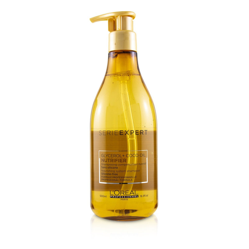 L'Oreal Professionnel Serie Expert - Nutrifier Glycerol + Coco Oil Nourishing System Silicone-Free Shampoo 